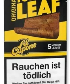 Al Capone Tobacco Leaf Original Zigarrenumblatt Medium 5 Stück
