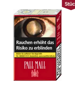Pall Mall Red Softpack ohne Filter Zigaretten AP (20 Stück)
