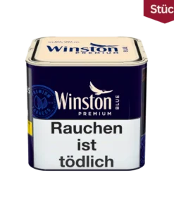 Bundle: Winston Blue Premium Tabak Feinschnitt Dose (4x56g)