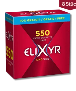 Bundle: Elixyr Filterhülsen King Size (8×550 Stück)
