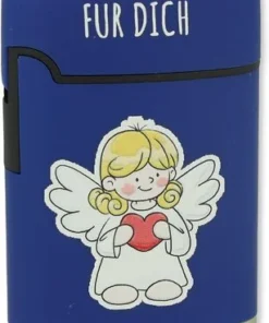 Easy Torch Feuerzeug Schutzengel Blau 4v4
