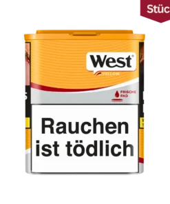 Bundle: West Yellow Tabak Volumentabak Dose (4x40g)