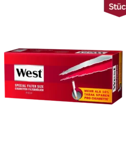West Red Filterhülsen Extra Size (250 Stück)