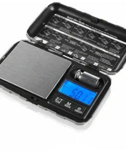 Super Heroes Digital Waage Schwarz mit stoßfestem Gehäuse 0,01g-100g