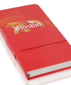Winston 70 Jahre Haftnotizbuch Rot