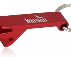 Winston Flaschenöffner Schlüsselanhänger Rot