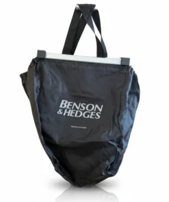 Benson & Hedges Einkaufstasche mit Aluminiumschienen Schwarz