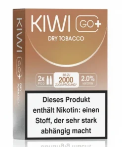 KIWI GO+ Prefilled Pods Dry Tobacco 2x2ml 20mg