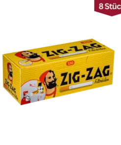 Bundle: Zig Zag Hülsen (8×250 Stück)