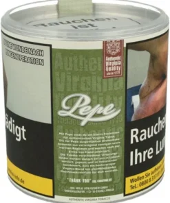Pepe Tabak ohne Zusatzstoffe Virginia Rich Green 80g Dose Feinschnitt