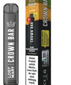 Crown Bar by Al Fakher X Lost Mary Kiwi Passion Fruit Guava Einweg E-Zigarette 20mg