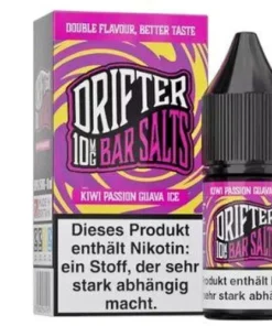 Drifter Bar Salts Nikotinsalzliquid Kiwi Passion Guava Ice 10mg