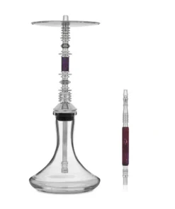 VZ Hookah Custom V3 Wood Insert Purple