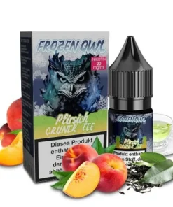 E-Liquid Nikotinsalz FROZEN OWL Pfirsich Grüner Tee 20mg