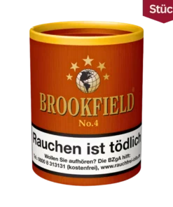 Bundle: Brookfield No.4 Black Bourbon Pfeifentabak Dose (2x200g)