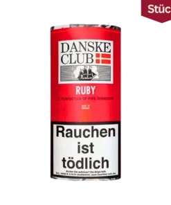 Bundle: Danske Club Ruby Tabak Pfeifentabak Pouch (5x50g)