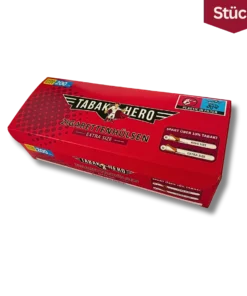 Tabakhero Zigaretten Hülsen Extra Size (200 Stück)