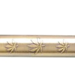Atomic Metall Pfeife Antik gold