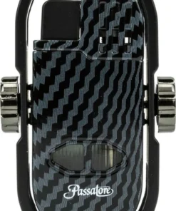 PASSATORE Jet Zigarrenfeuerzeug „Duke“ Carbon Finish/schwarz