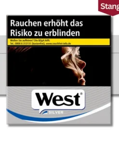 West Silver Zigaretten Stange (3×50 Stück)