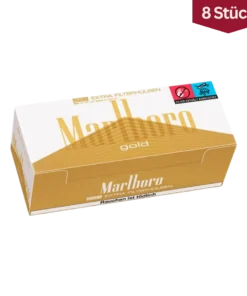 Bundle: Marlboro Gold Filterhülsen Extra Size (8×250 Stück)