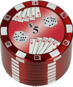 Dreamliner Grinder Pokerchip Rot 3-teilig