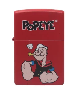 Zippo Popeye red matt Druck