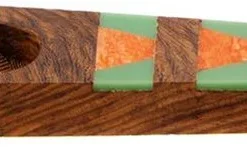 Holzpfeife Mosaic 2 Colours Grün, Orange, Braun