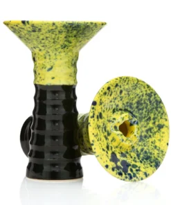 Fox Hookah Small Alien Bowl Yellow Black
