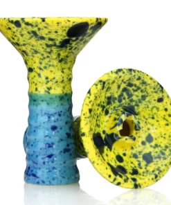 Fox Hookah Big Alien Bowl Yellow Light Blue