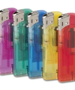 Einwegfeuerzeug Turbo COOL transparent sortiert Steller mit 50 Stueck