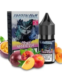 E-Liquid Nikotinsalz FROZEN OWL Pfirsich Maracuja 20mg