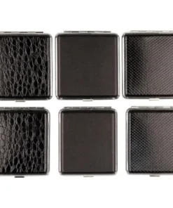 Zigarettenetui Kunstleder 20er und 1er 3 Designs sortiert