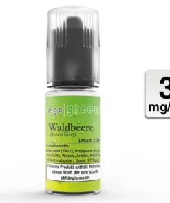 E-Liquid EGO GREEN Waldbeere 3 mg