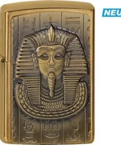 ZIPPO messing gebuerstet Plakette „Pharao Collectible 2007924