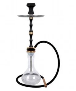 Shark Crusher schwarz Wasserpfeife 67cm 1 Anschluss