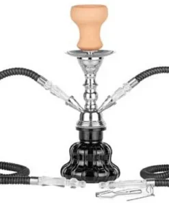 Super Heroes Shisha 2er schwarz/silber