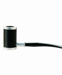 Tsuge Metal Tankard Pipe Leather Black