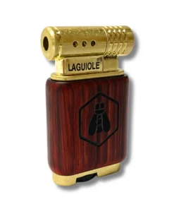 Laguiole Pfeifenfeuerzeug Braun Gold