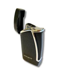 Silver Match Sturmfeuerzeug Double Jetflame Metall Schwarz