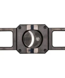 Zigarrencutter PASSATORE schwarz 2 in 1Durchmesser 25mm mit Ablage