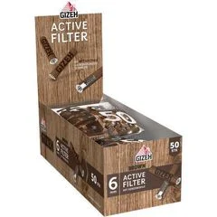 10 x Beutel GIZEH Brown ACTIVE 500 FILTER