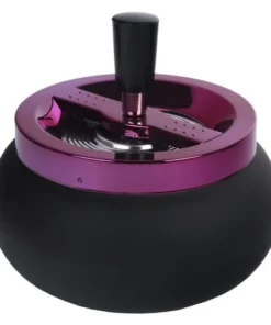 Schleuderascher Metall schwarz/lila Ø 13cm