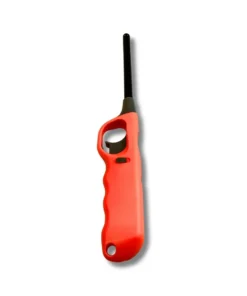 Atomic Stabfeuerzeug mit Griff Schwarz Orange