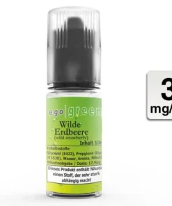 E-Liquid EGO GREEN Wilde Erdbeere 3 mg
