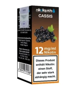 E-Liquid NIKOLIQUIDS Cassis 12 mg