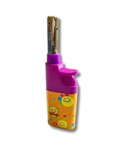 Lux Stabfeuerzeug Smileys Rosa