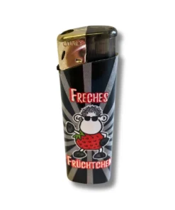 Curly Feuerzeug Elektro Freches Früchtchen Schwarz