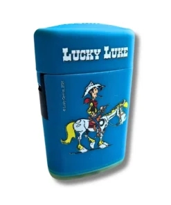 Atomic Sturmfeuerzeug Jetflame Lucky Luke Blau