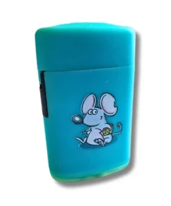 Atomic Sturmfeuerzeug Jetflame Maus Kaese Blau
